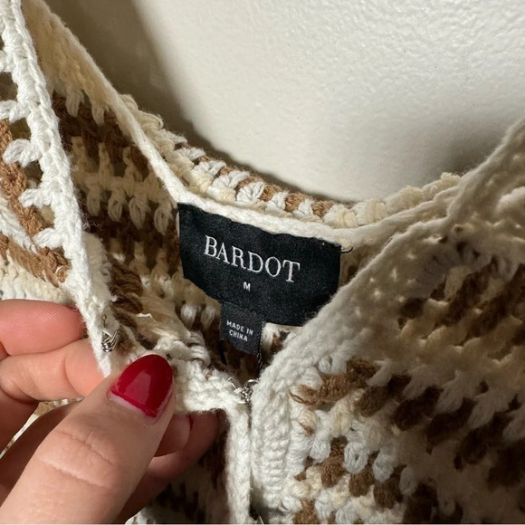 NWT BARDOT Revolve Farrah  Knit Bralette In Multi Stripe M - Picture 8 of 9